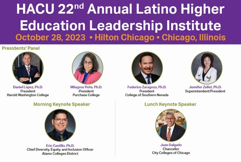 HACU announces speakers of 22nd Annual Latino Higher Education Leadership Institute